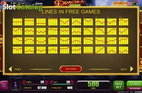 Скрин6. Dracula Riches слот