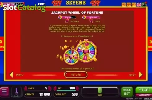 Скрин6. Sevens (Belatra Games) слот