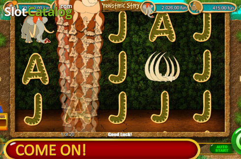 Скрин5. Prehistoric Story слот