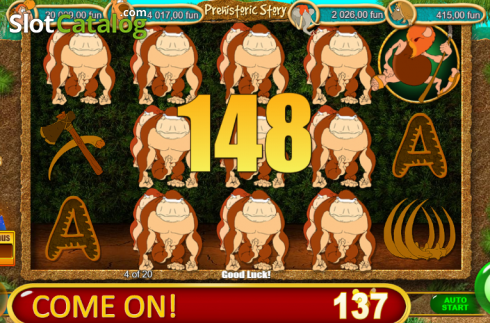 Скрин6. Prehistoric Story слот