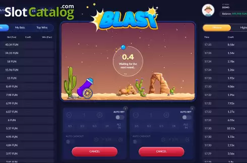 Скрин2. Blast слот