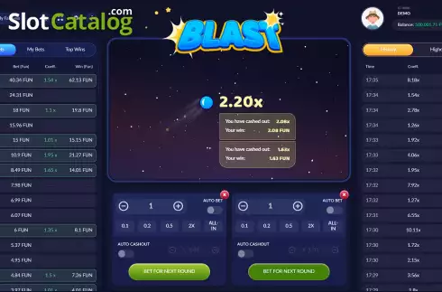 Скрин4. Blast слот