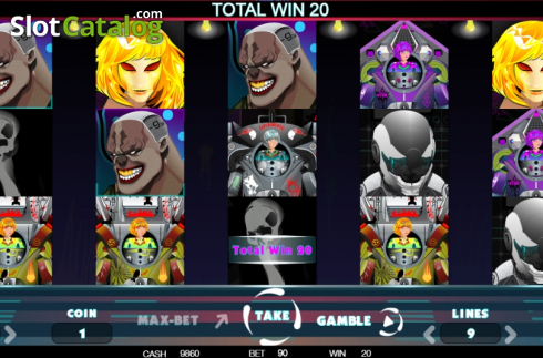 Скрин5. Heroes vs Villains слот