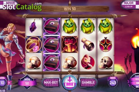 Скрин4. Queen Mystic Reels слот