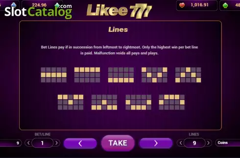 Скрин8. 777 Likee слот