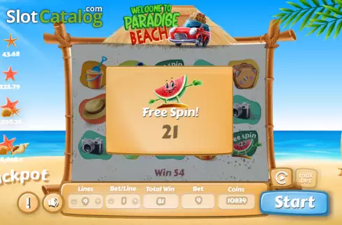 Скрин6. Welcome to Paradise Beach слот