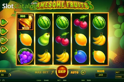 Скрин4. Awesome Fruits слот
