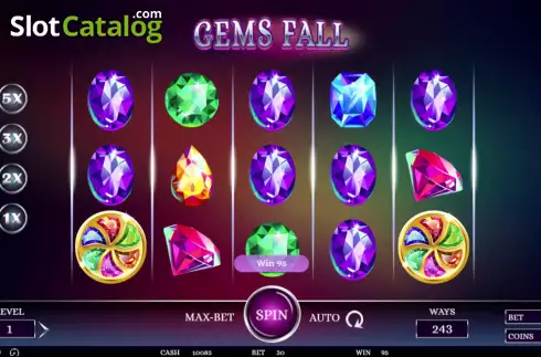 Скрин2. Gems Fall слот