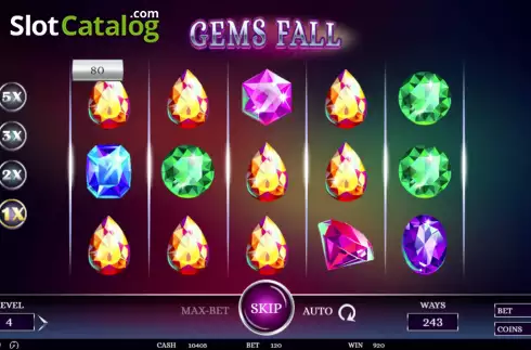 Скрин3. Gems Fall слот
