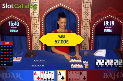 Скрин5. Andar Bahar (BetGames) слот