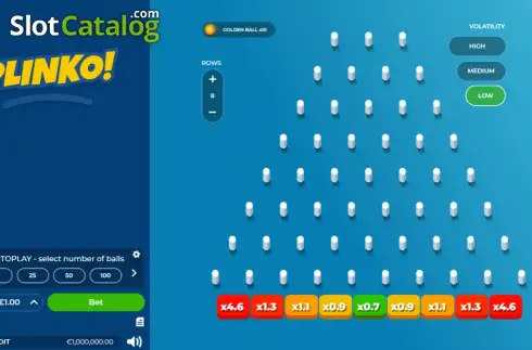 Скрин2. Plinko (BetGames) слот