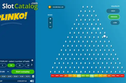 Скрин3. Plinko (BetGames) слот