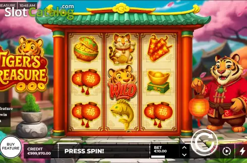 Скрин2. Tigers Treasure слот