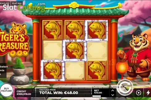 Скрин3. Tigers Treasure слот