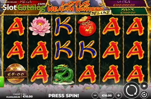Скрин2. Lotus Wealth Wonders Deluxe слот