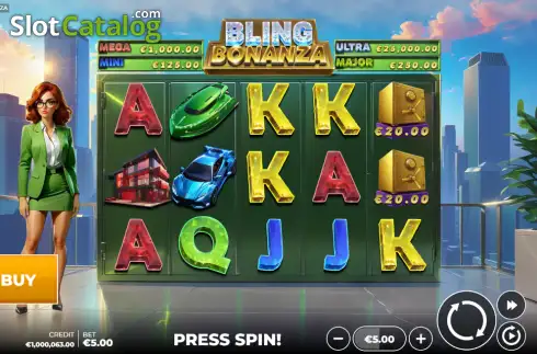 Скрин2. Bling Bonanza слот