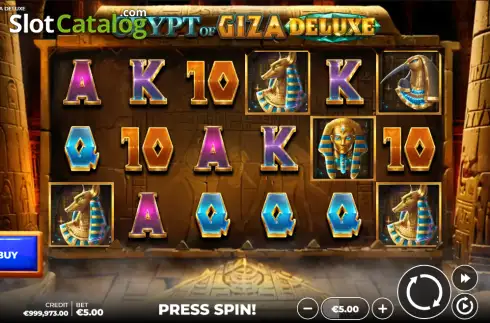 Скрин2. Crypt of Giza: Deluxe слот