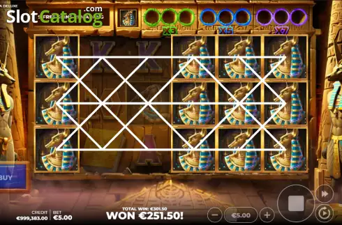 Скрин3. Crypt of Giza: Deluxe слот