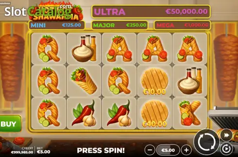 Скрин2. Hot Hot Shawarma слот