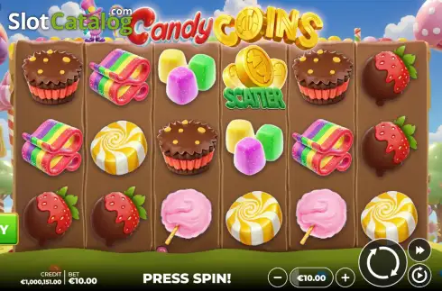 Скрин2. Candy Coins (BetGames) слот