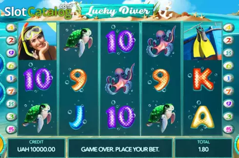 Скрин2. Lucky Diver слот