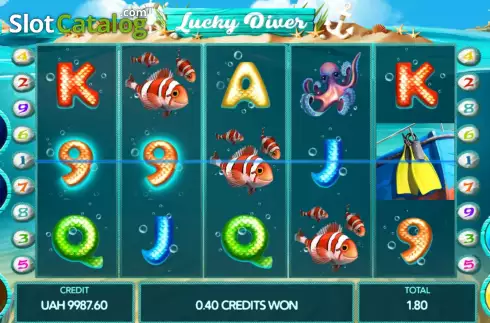 Скрин3. Lucky Diver слот