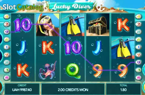 Скрин4. Lucky Diver слот