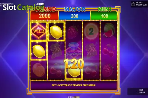 Скрин3. Diamond Rush Fortune слот