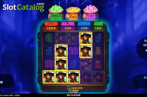Скрин3. Giselle The Fortune Witch слот