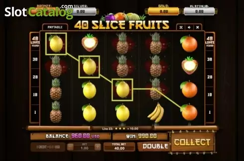 Скрин3. 40 Slice Fruits слот