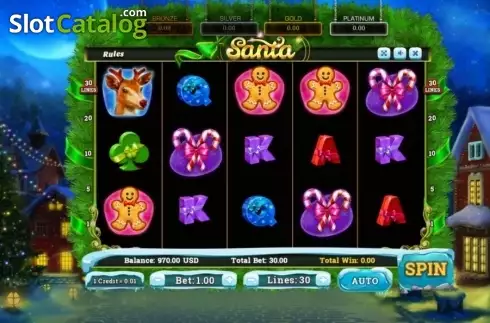Скрин2. Santa (Betsense) слот