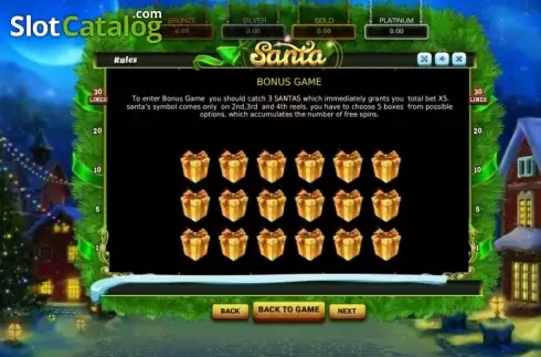 Скрин6. Santa (Betsense) слот