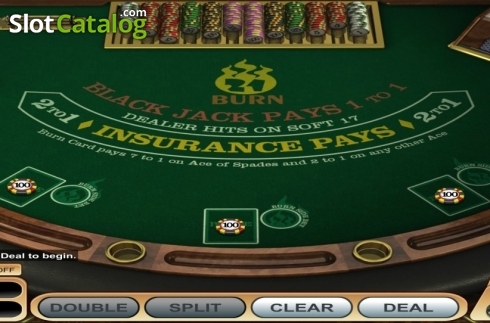 Скрин2. 21 Burn Blackjack (Betsoft) слот