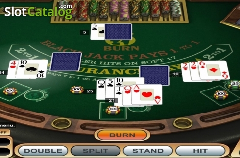 Скрин4. 21 Burn Blackjack (Betsoft) слот