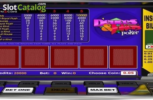 Скрин2. Deuces and Jokers Poker (Betsoft) слот