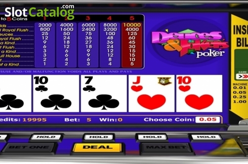 Скрин3. Deuces and Jokers Poker (Betsoft) слот
