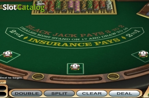 Скрин2. European Blackjack (Betsoft) слот