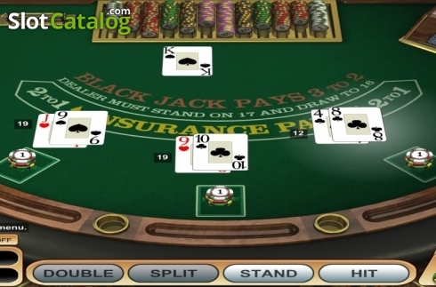 Скрин3. European Blackjack (Betsoft) слот