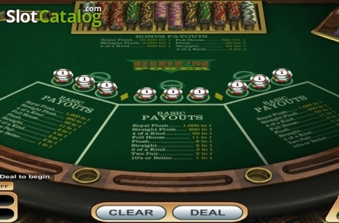 Скрин2. Ride'm Poker (Betsoft) слот