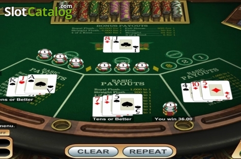 Скрин4. Ride'm Poker (Betsoft) слот