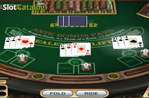 Скрин3. Triple Edge Poker (Betsoft) слот