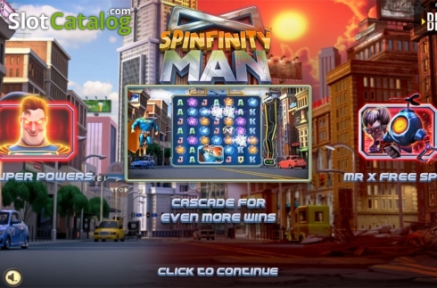 Скрин2. Spinfinity Man слот