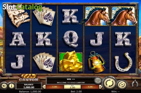 Скрин3. Gold Canyon слот