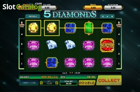 Скрин3. 5 Diamonds слот