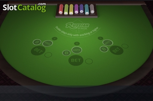 Скрин2. Russian Poker (Betsoft) слот