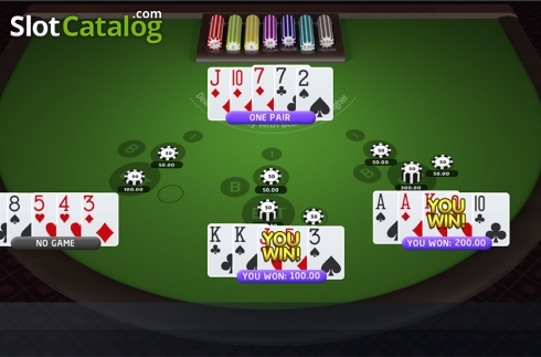 Скрин4. Russian Poker (Betsoft) слот