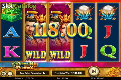 Скрин6. Dragon Phoenix (Betsoft) слот
