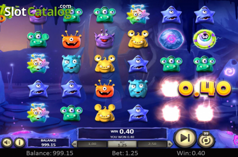 Скрин4. Monster Pop (Betsoft) слот