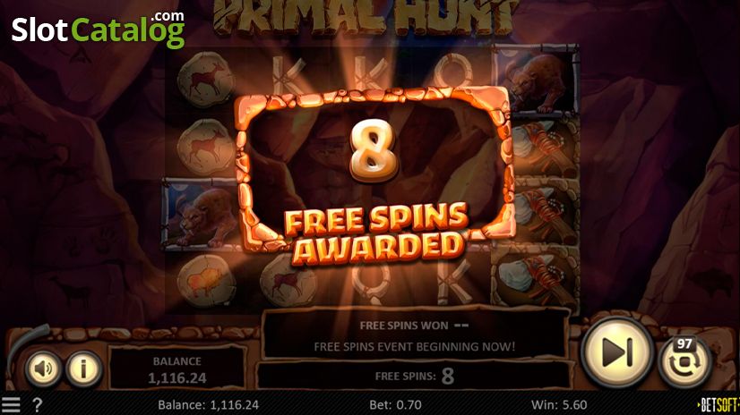 Video Primal Hunt several spins Primal Hunt