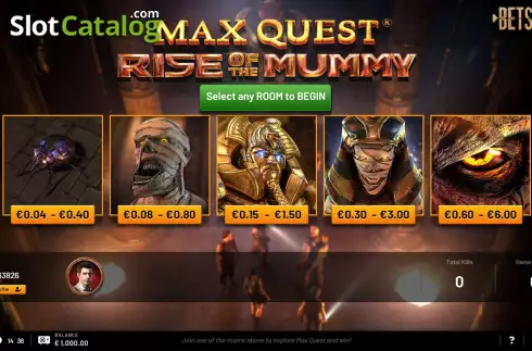 Скрин3. Max Quest - Rise of the Mummy слот